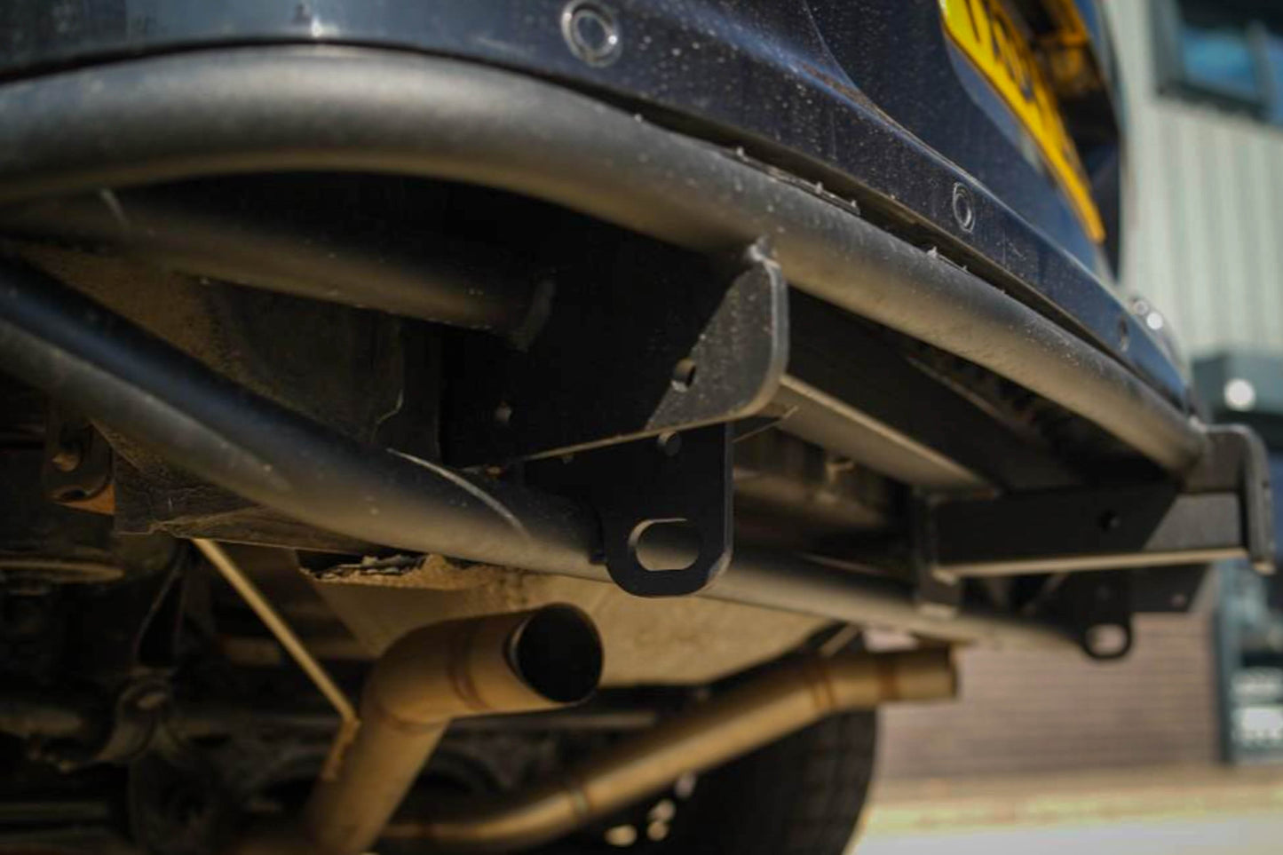 porsche cayenne rear bumper tubular achterbumper off-road