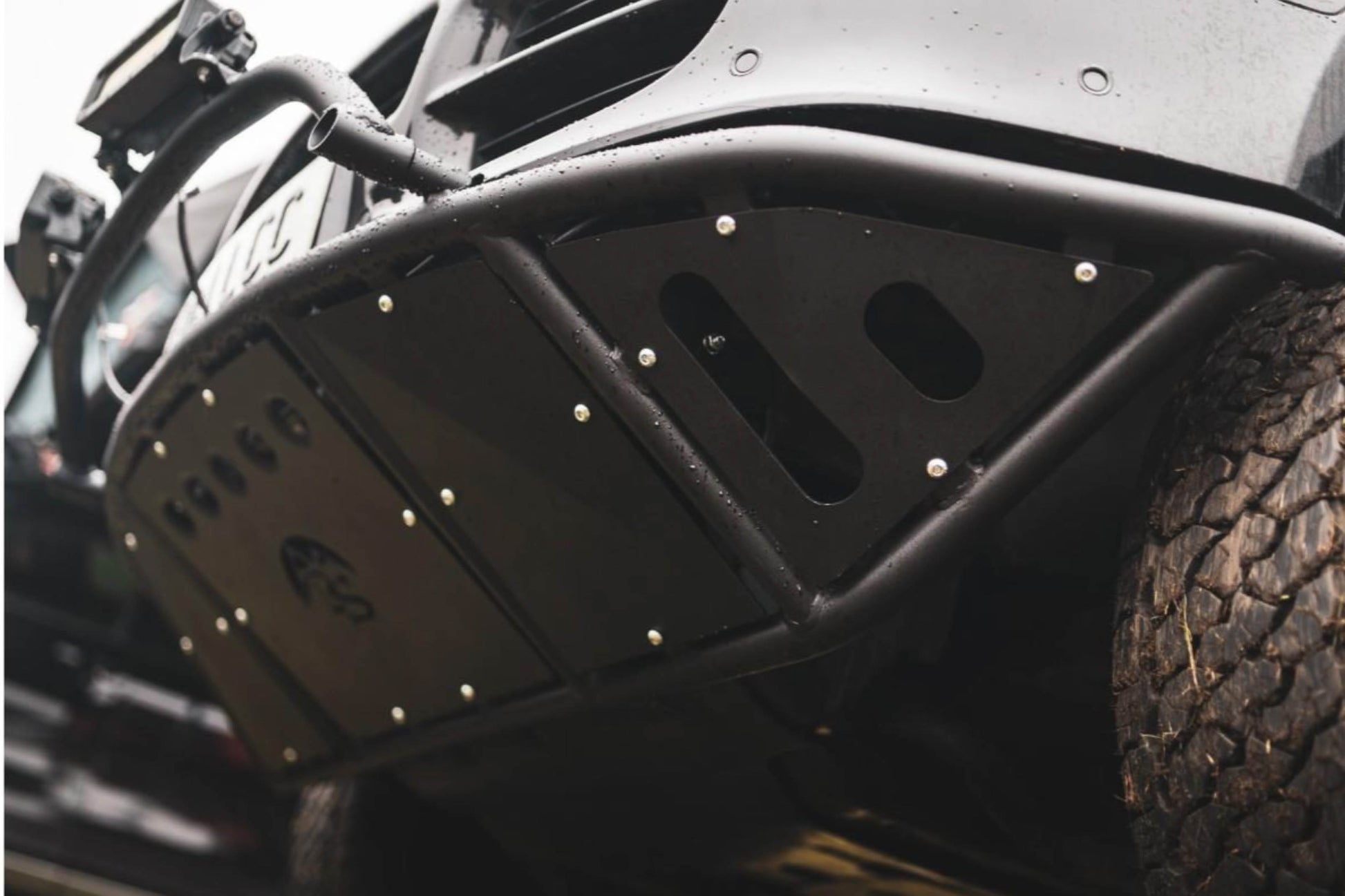 porsche cayenne offroad voorbumper onderkant