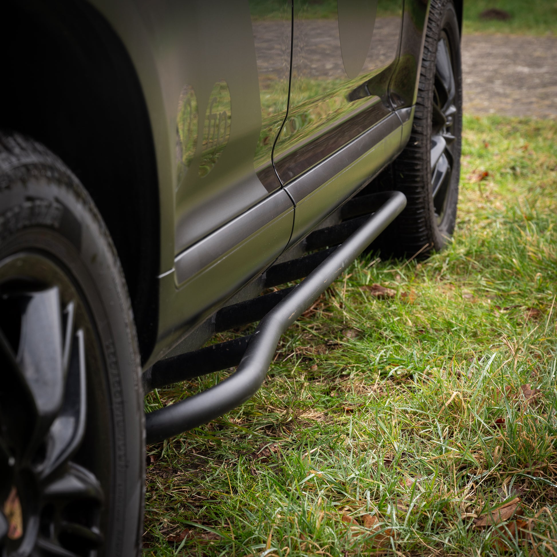 porsche cayenne zijkant sidebar opstap rocksliders