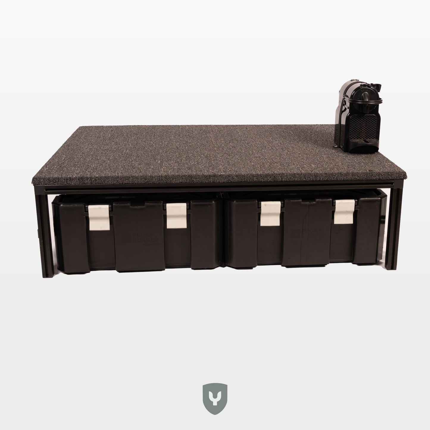 porsche cayenne platform achterin koffie studio