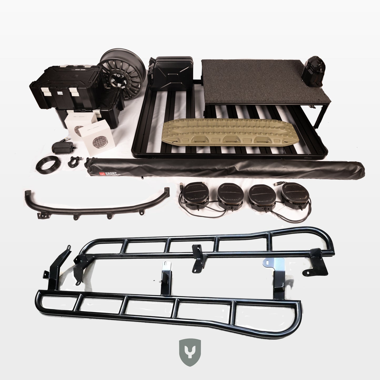 Porsche cayenne pakket adventure dakrek, platform, wielen, verlichting