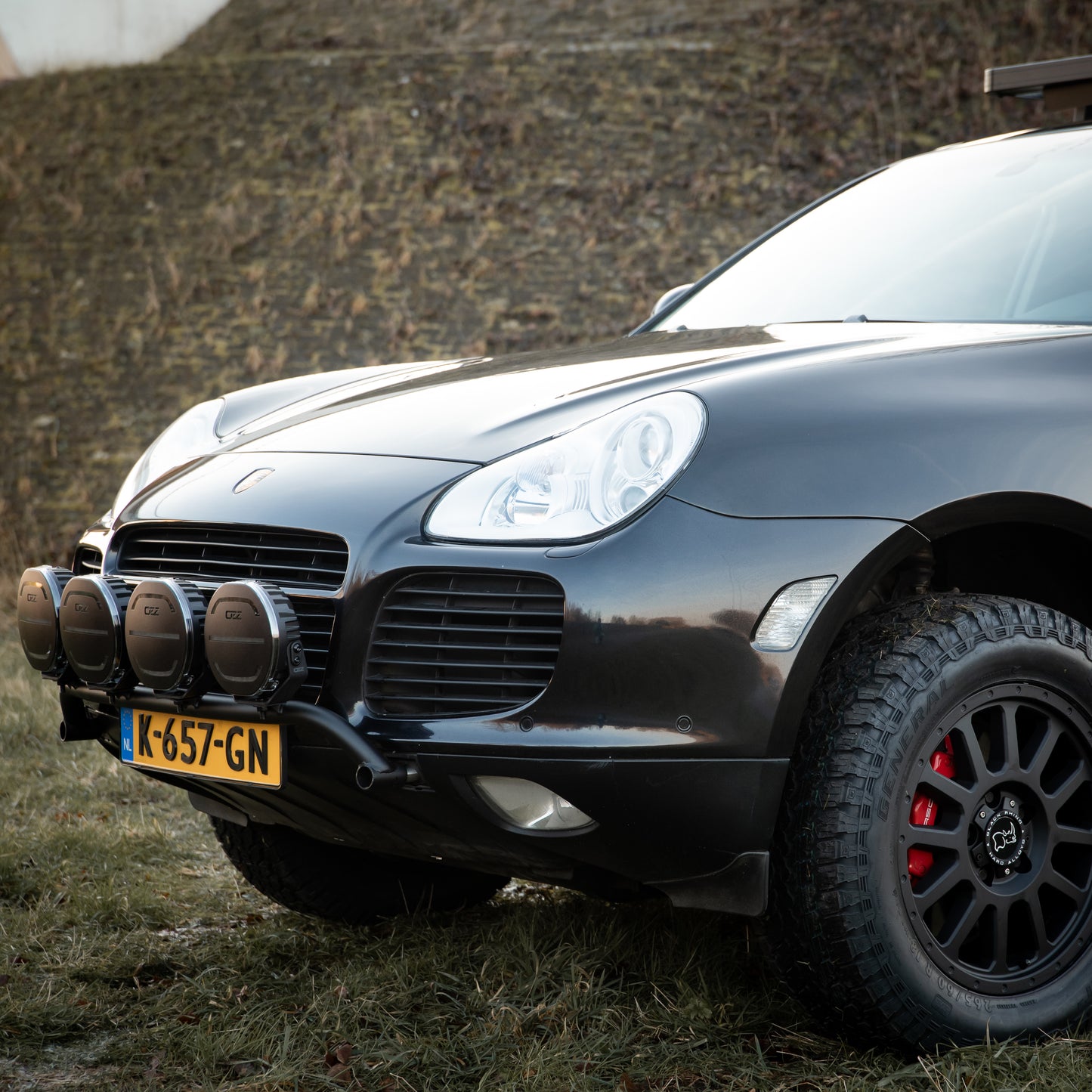 porsche cayenne bullbar verlichting ozz