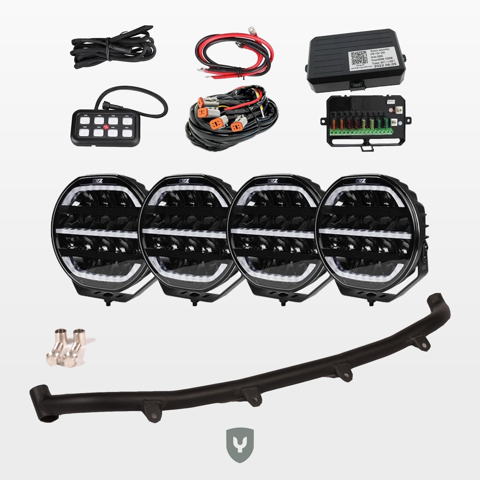 verlichting set led verstralers ozz porsche cayenne ray motion xr2 p7