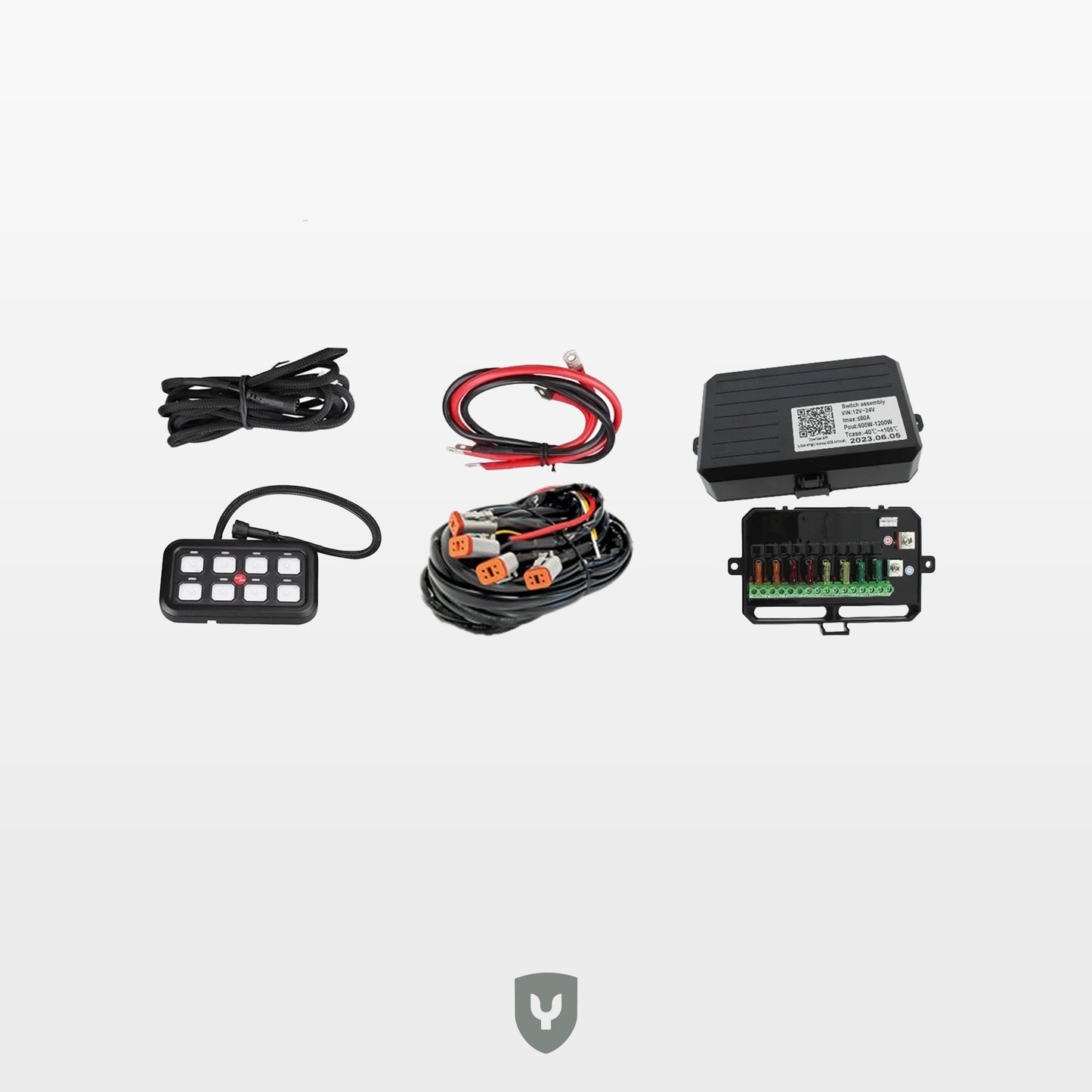 bedradingsset porsche cayenne 8 knops verlichting led