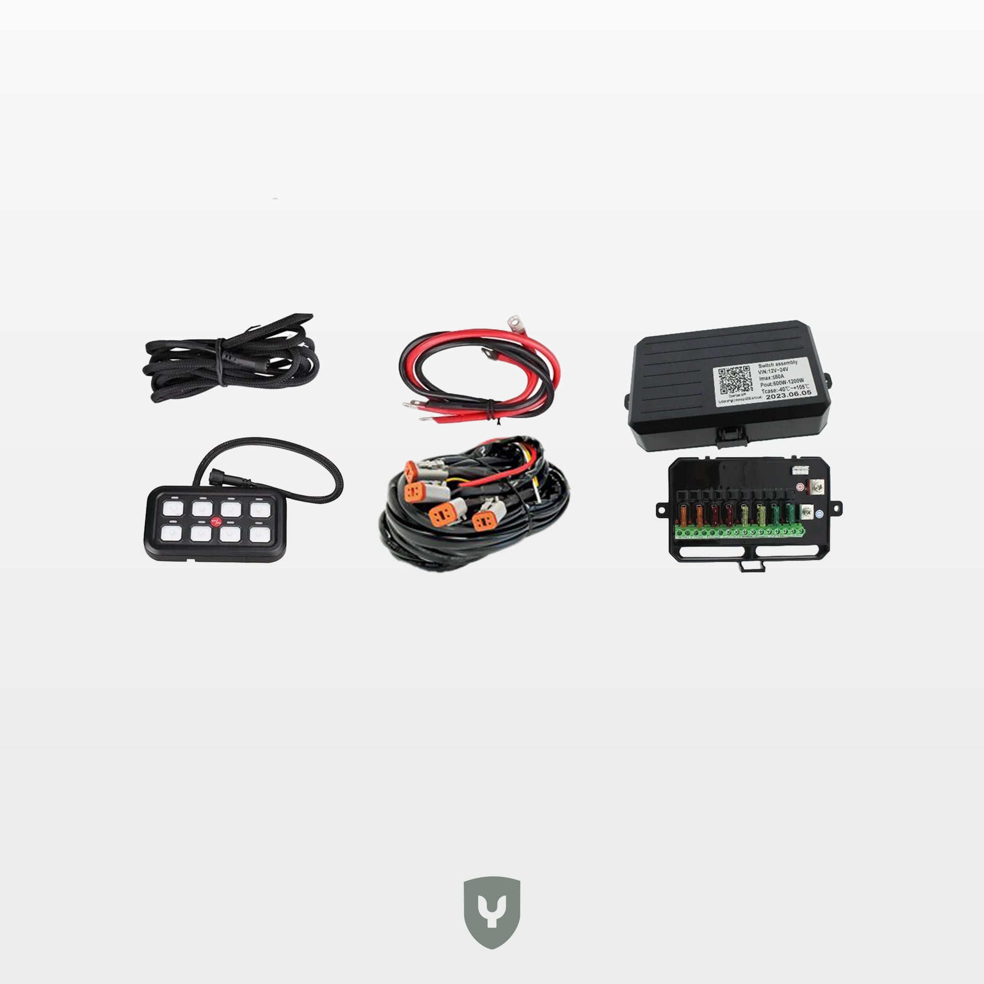 bedradingsset porsche cayenne 8 knops verlichting led