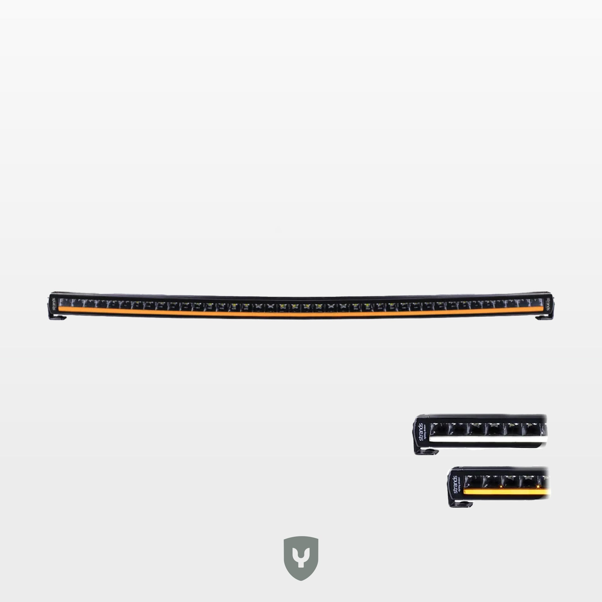 porsche cayenne dakrek verlichting led strands oranje