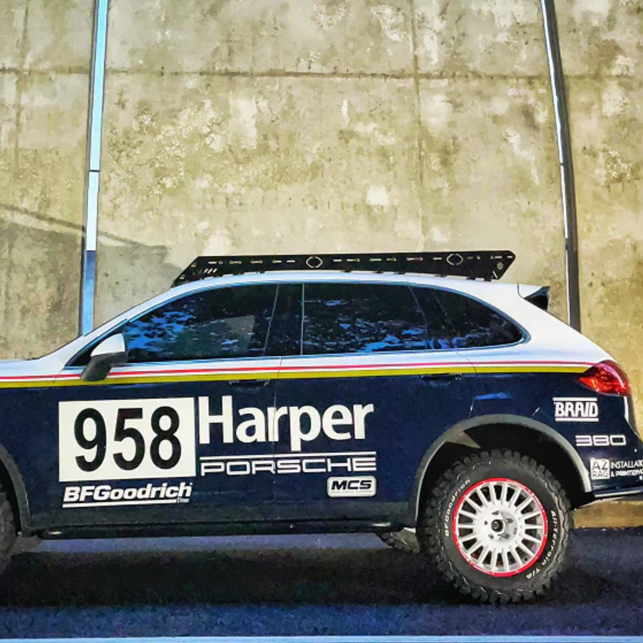 porsche cayenne dakrek eurowise zijkant