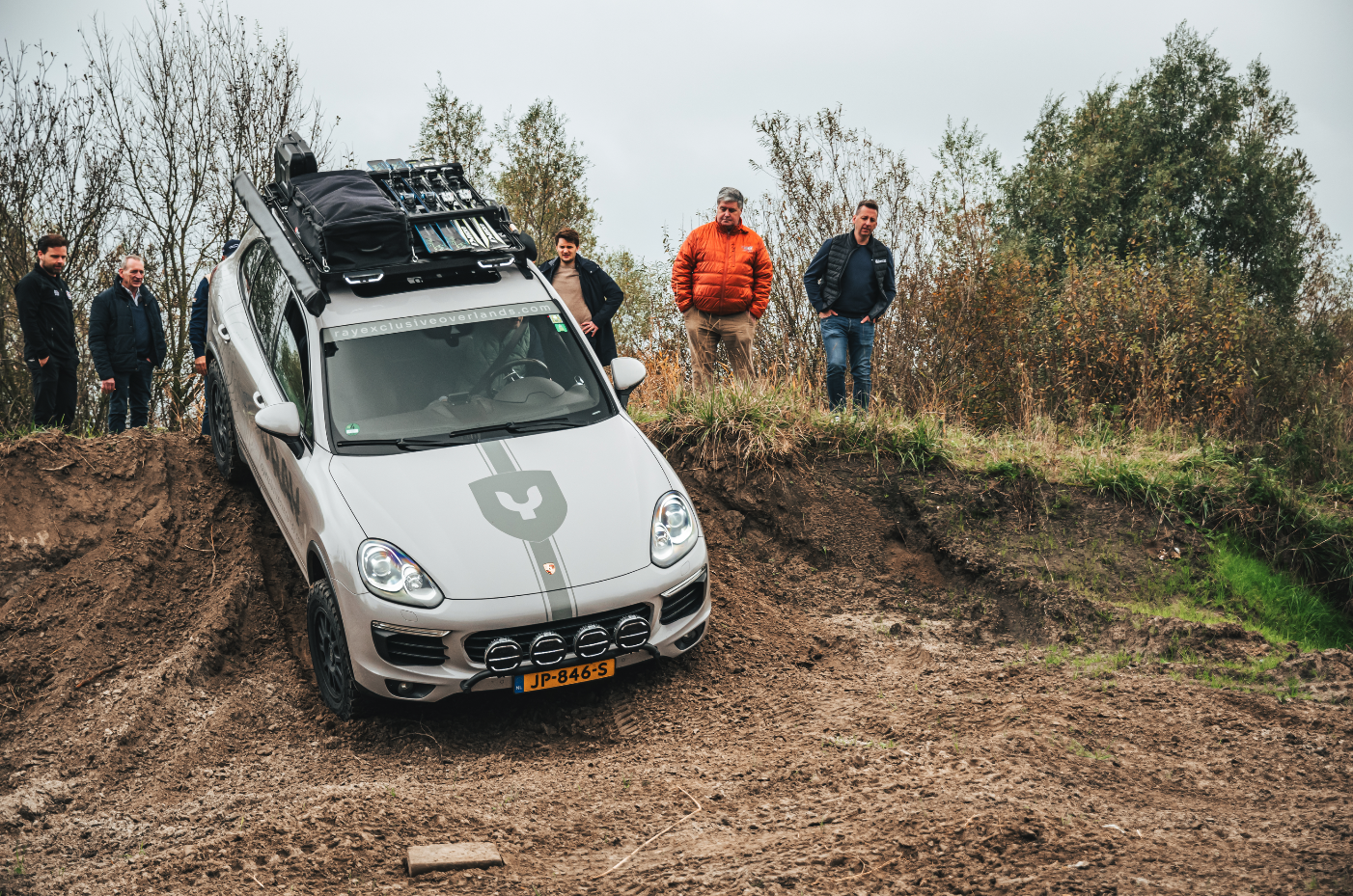 porsche cayenne 958 off-road terrein