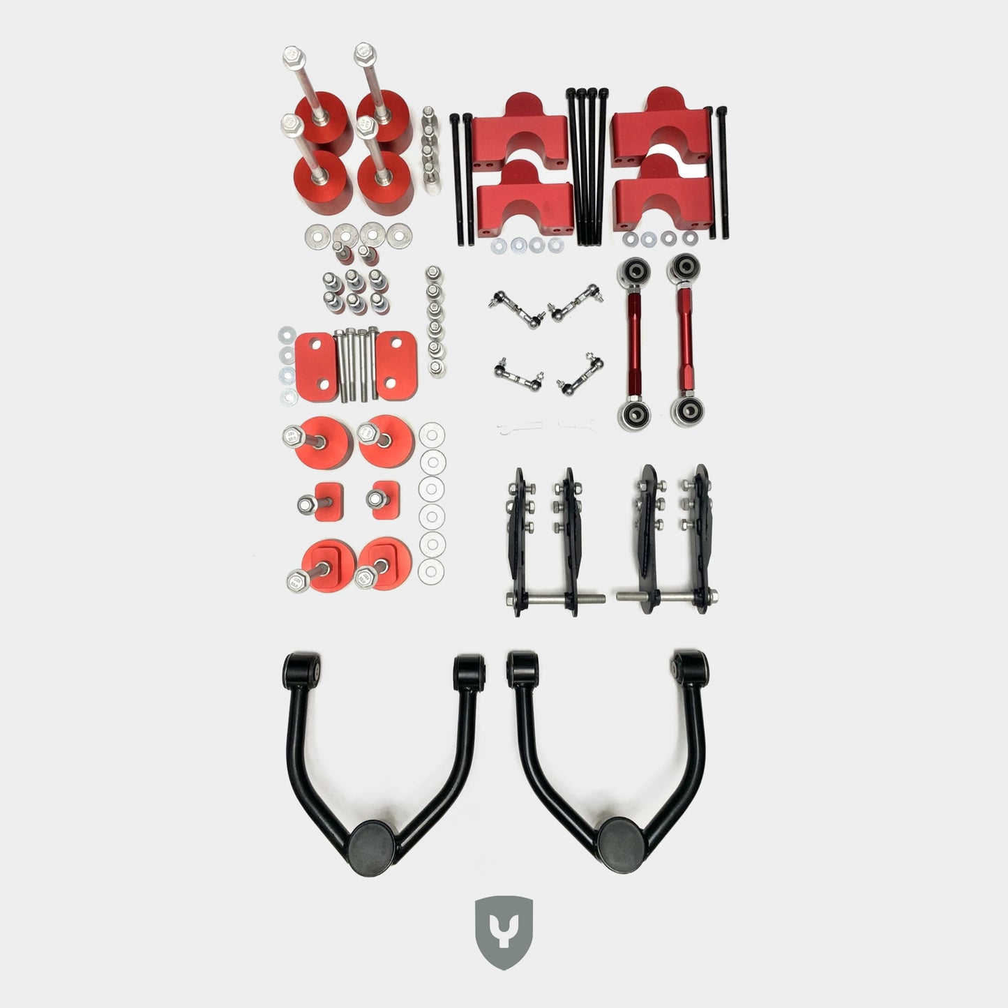 Kit de elevación de suspensión neumática de 3.0" - 958 - V3 Driveline Drop + Brazos de control superiores