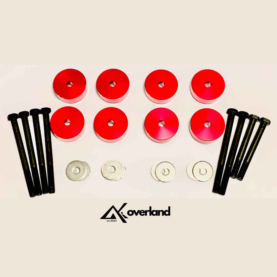 Porsche Cayenne 955/957 Offroad Coilovers Akioverland Bespoke 2.5 Nitrogen Filled