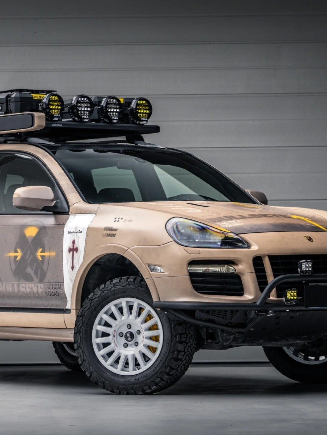 Porsche Cayenne 957 Tubular Offroad Front bumper Half Height