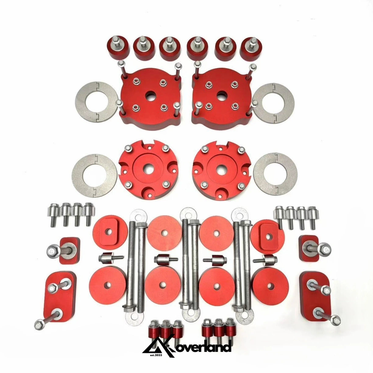 Porsche Cayenne 955/957 Liftkit 3.5” Coil Suspension (V3 Subframe Drop + Centering Sleeves)