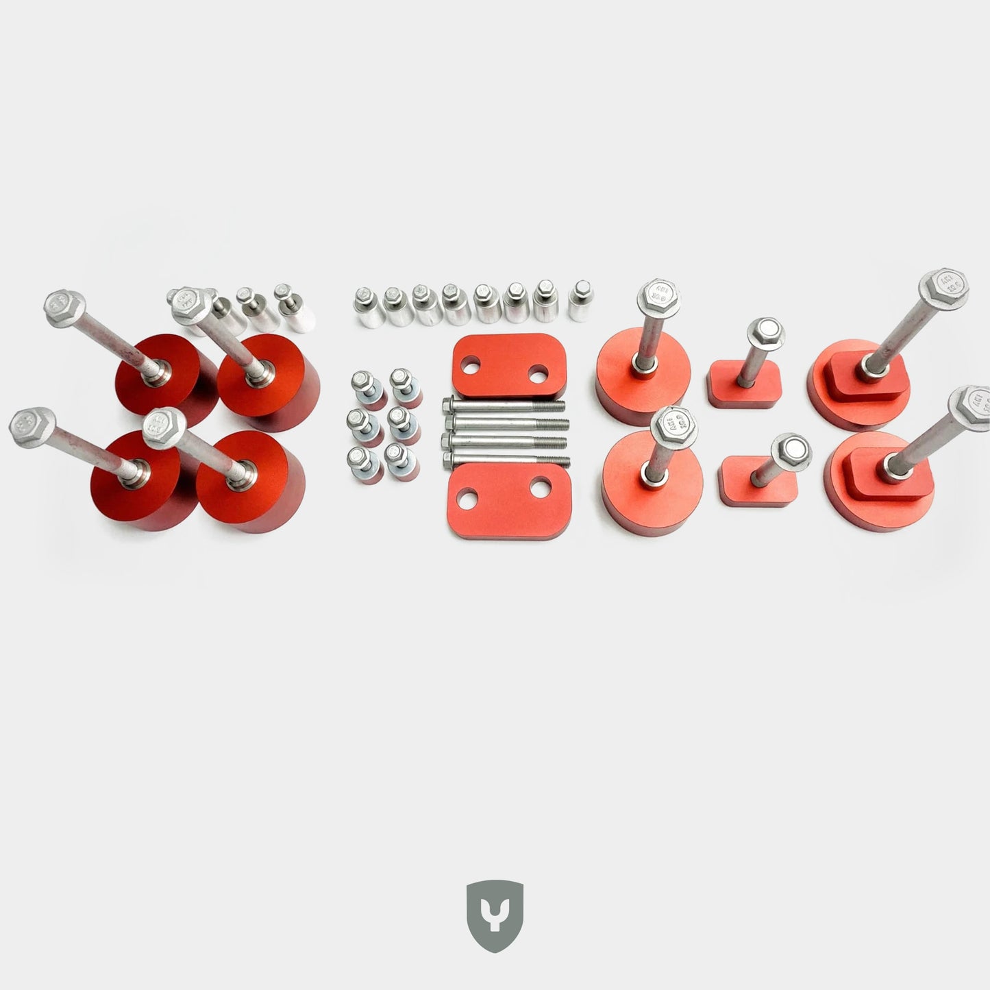 Kit de elevación de 3,5” con suspensión de bobina - 955/957 - V3 Subchasis Caída + Casquillos de centrado