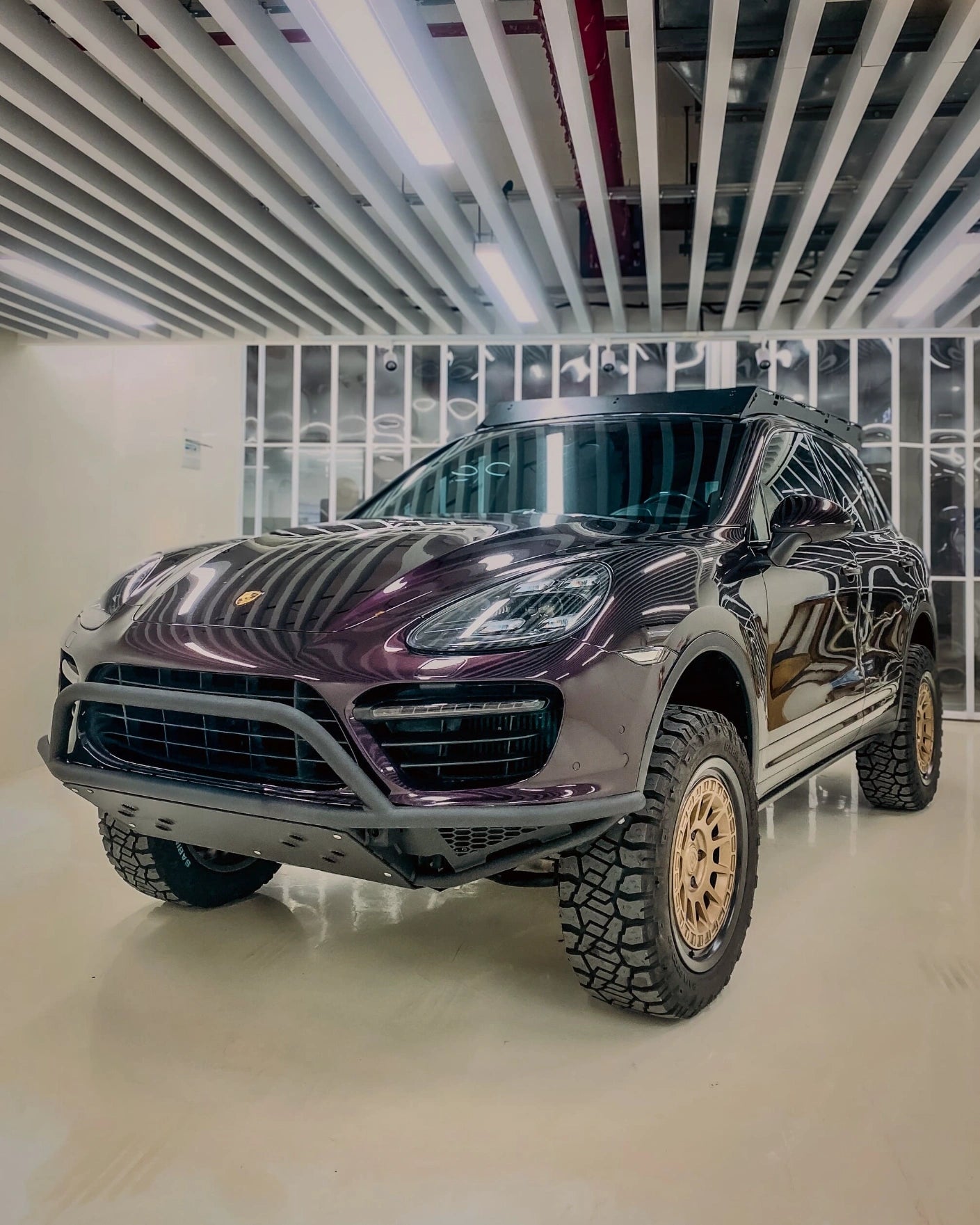 Porsche Cayenne 958 Super Slim Modular Roof Rack