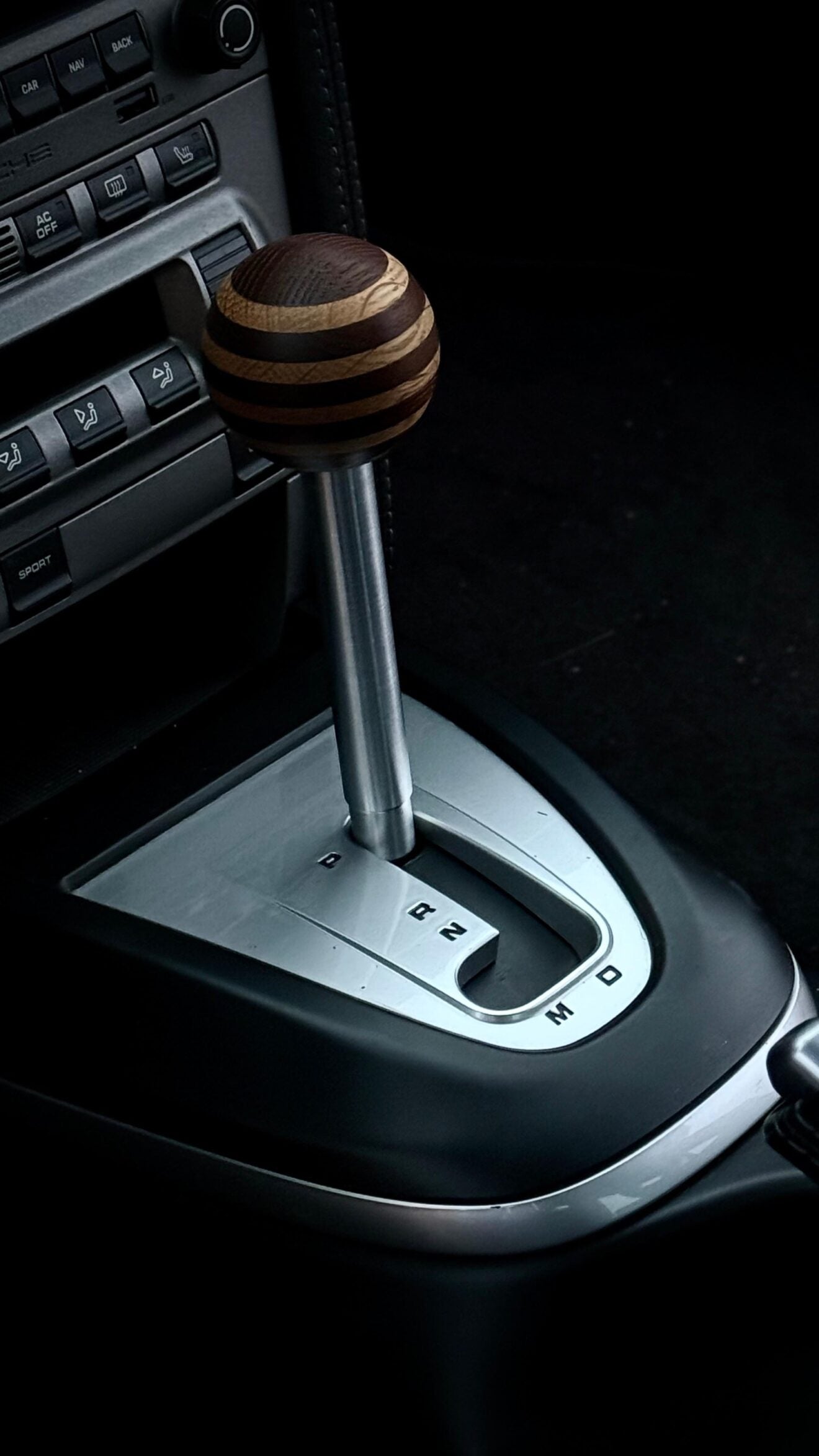 917 Tribute Wooden Shifter for Porsche 911 (996, 997.1), Cayman & Boxter