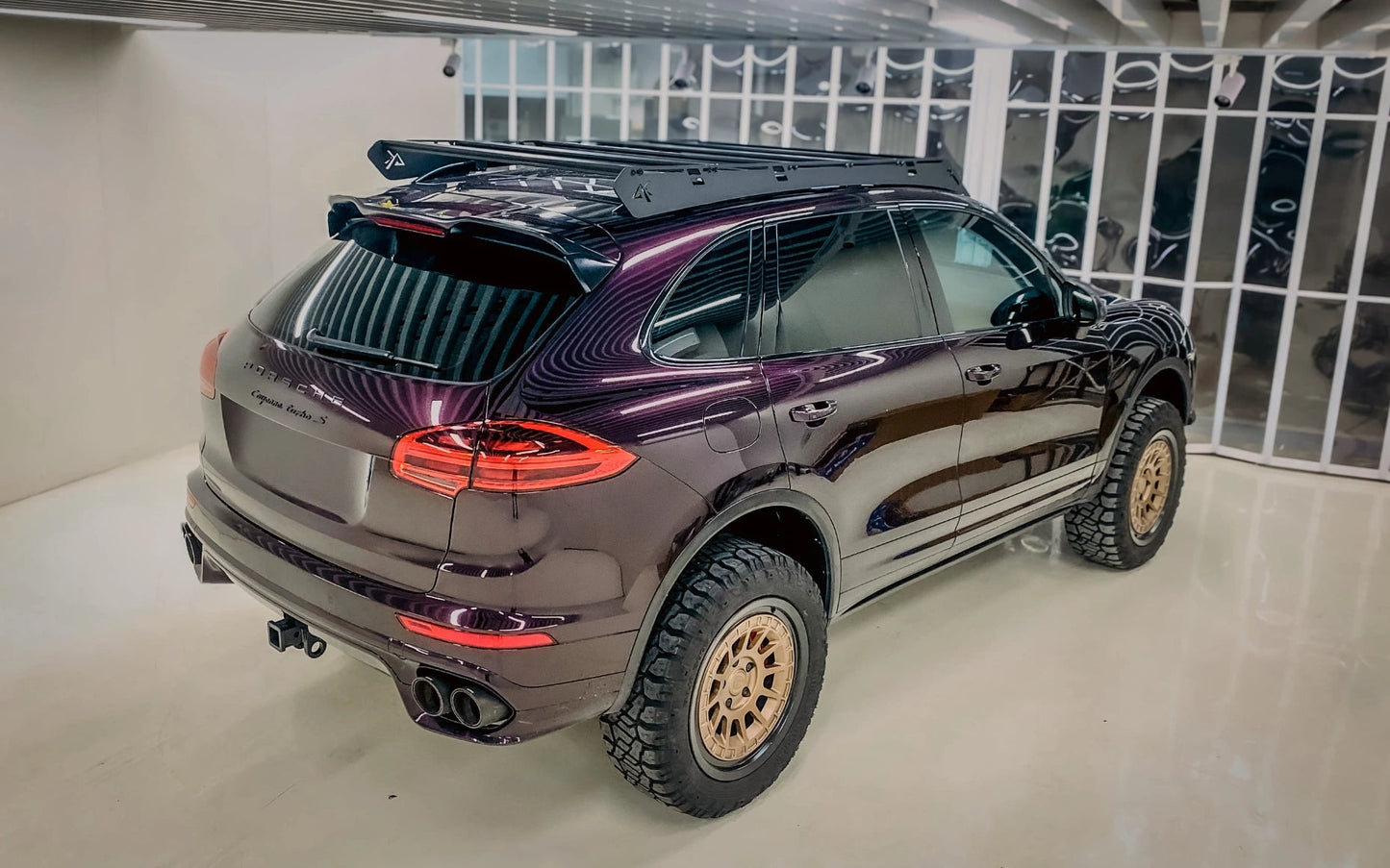 Porsche Cayenne 958 Super Slim Modular Roof Rack