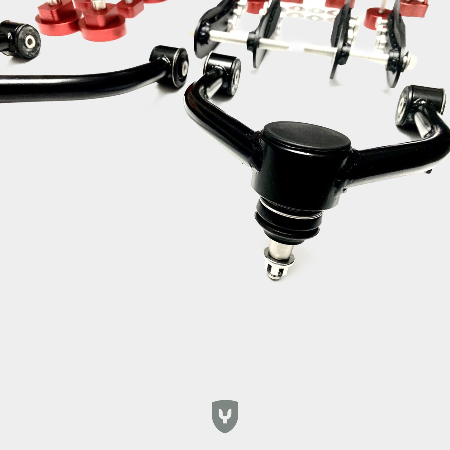 Kit de elevación de suspensión neumática de 3,5” - 955/957 - V3 Caída de la línea de transmisión + Brazos de control superiores