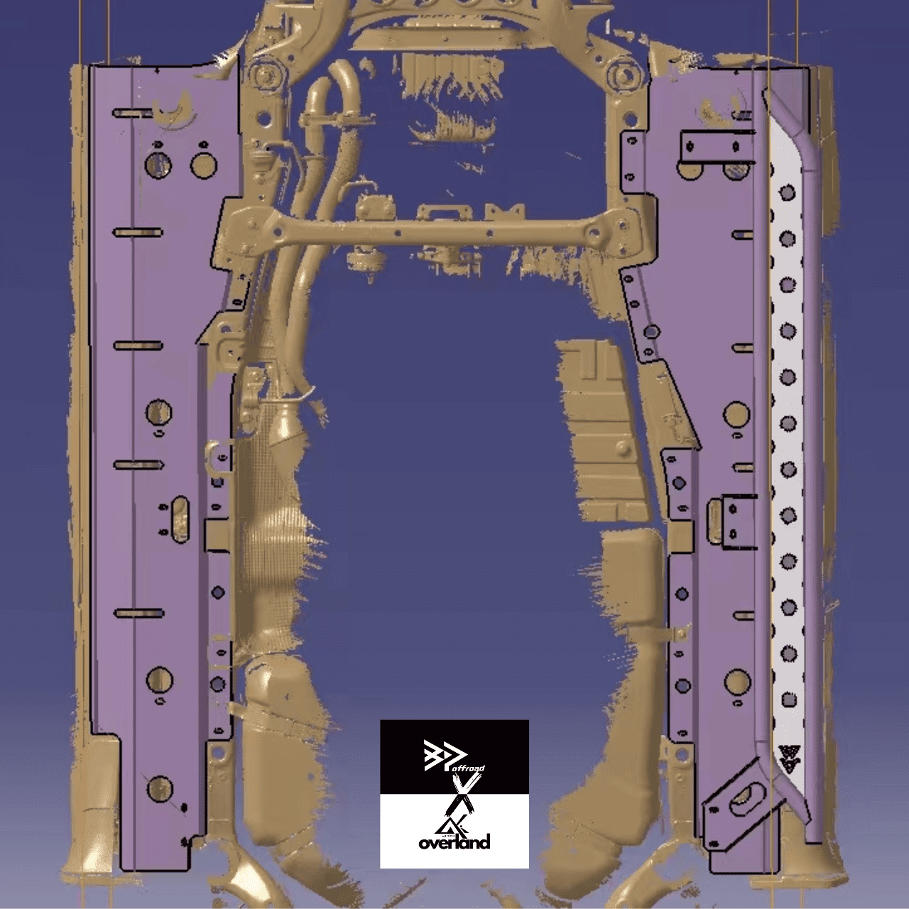 Porsche Cayenne Tubular Rock Sliders