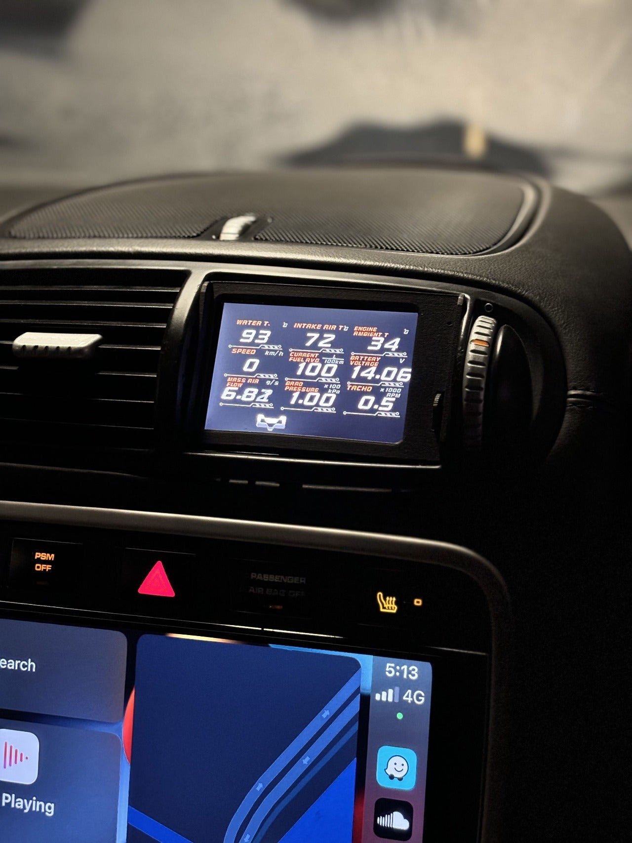 Porsche Cayenne OBD Gauge