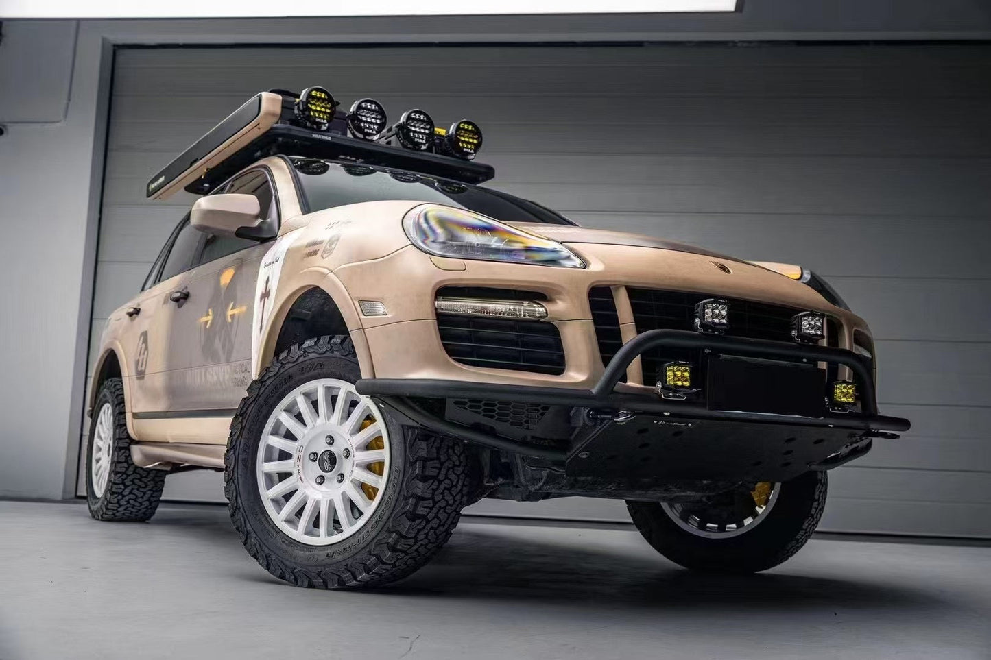 Porsche Cayenne 957 Tubular Offroad Front bumper Half Height