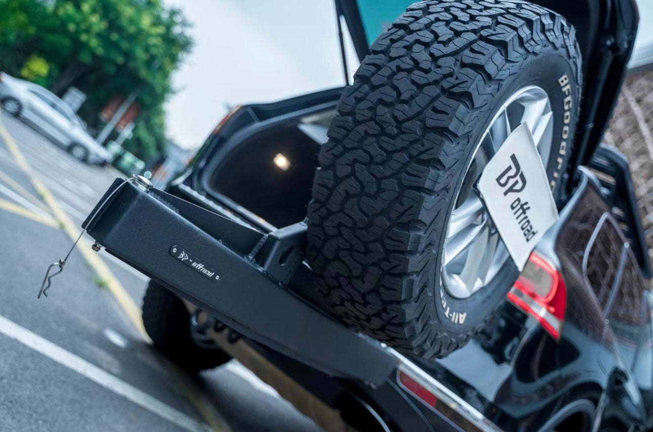 Porsche Cayenne 958 Offroad Spare Tire Swing Out Carrier