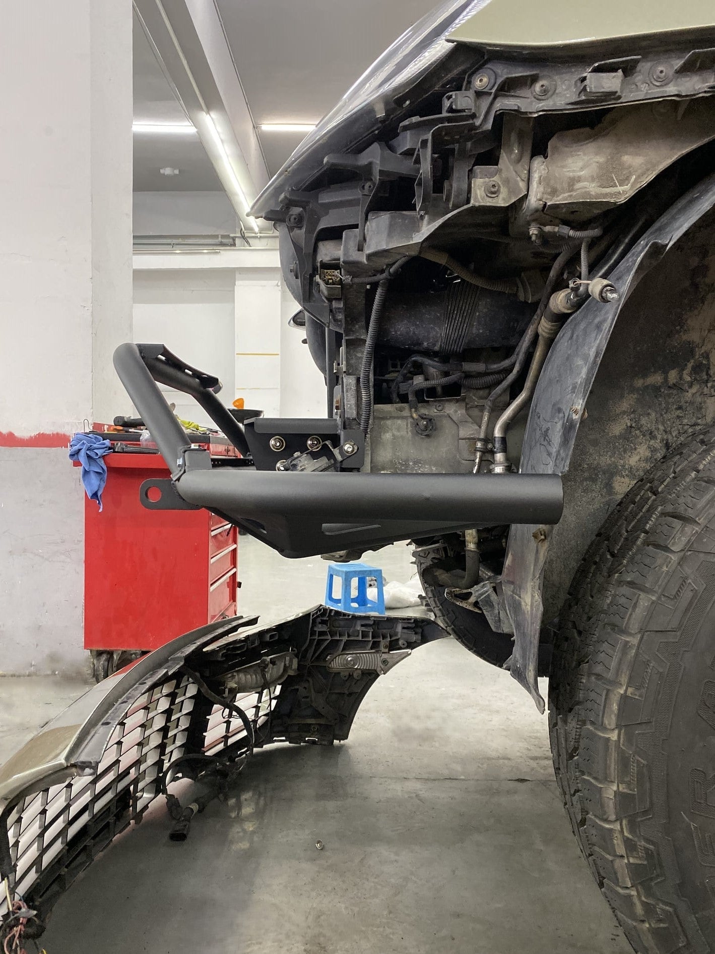 Porsche Cayenne 955 Modular Tubular Offroad Front Bumper – Winch Mount & Bull Bar Option