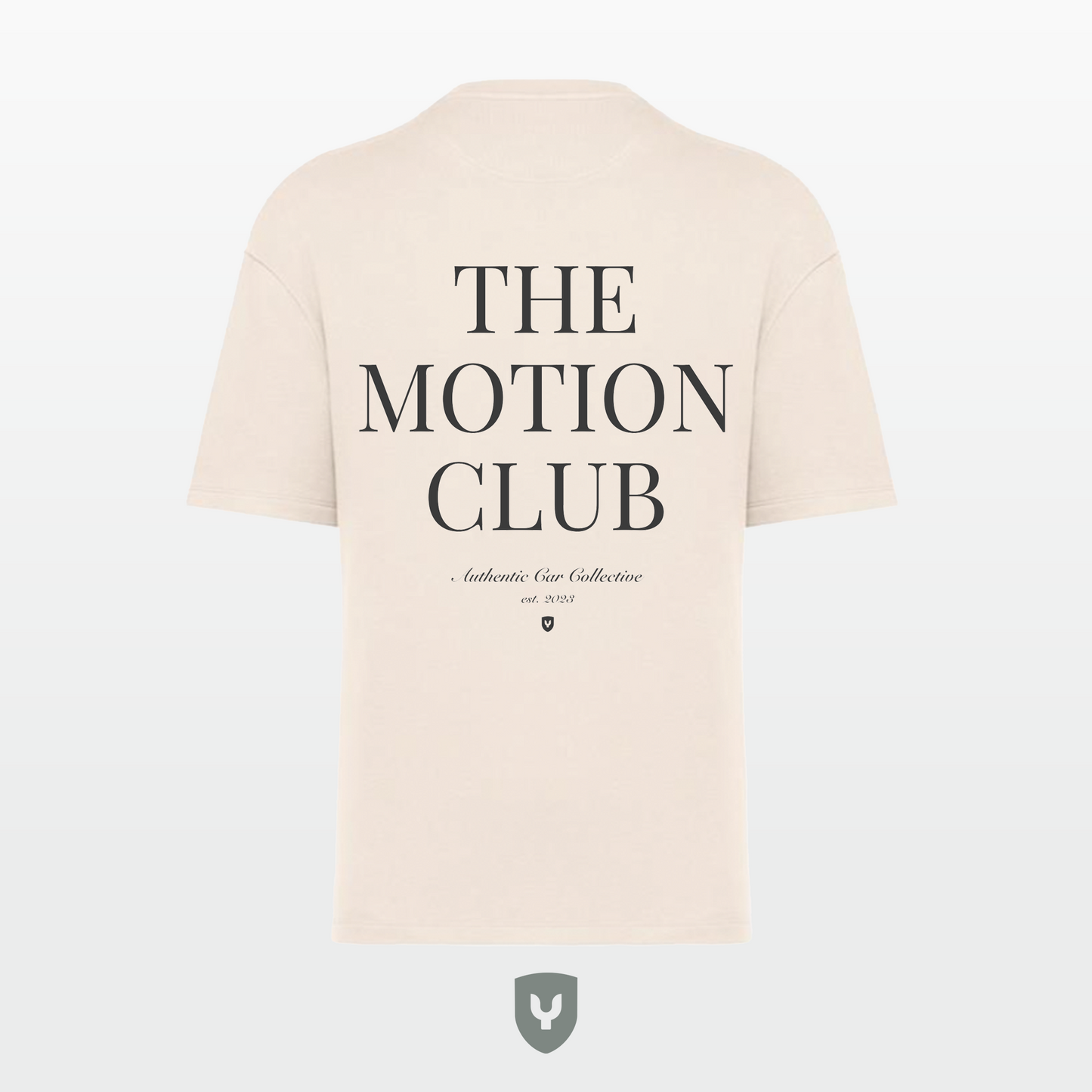 The Motion Club Oversized Unisex Biokatoen T-shirt