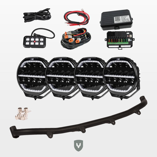 LED Spotlight kit 7" OZZ XR2