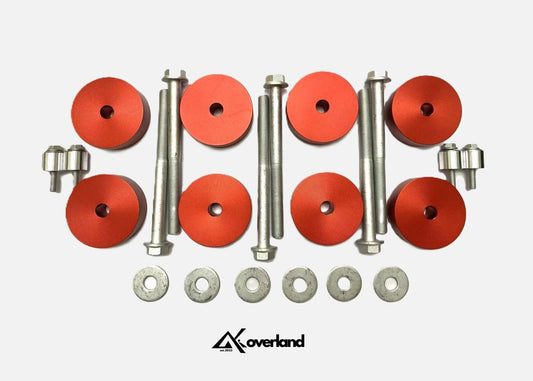 Porsche Cayenne 955/957/958 Subframe Drop Kit (2–3” Lift Geometry Correction)