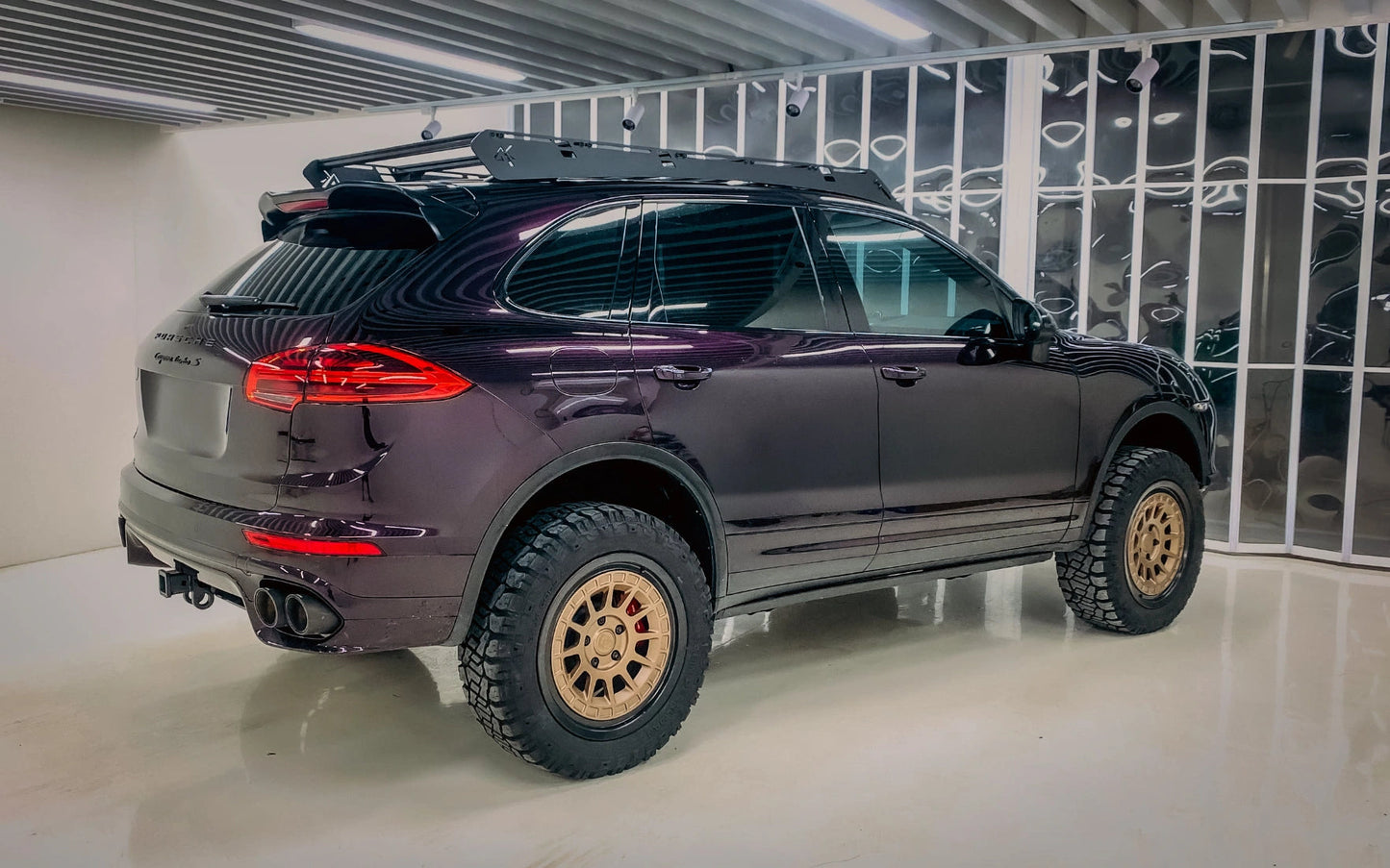 Porsche Cayenne 958 Super Slim Modular Roof Rack