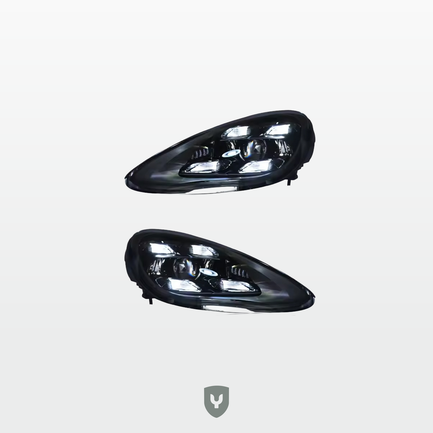 Faros delanteros LED Matrix PLDS del Porsche Cayenne 958.1